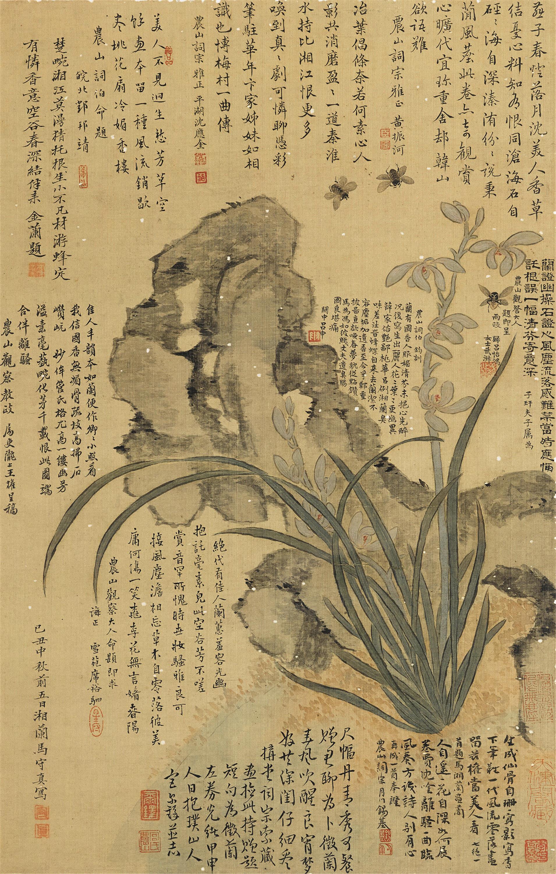 幽兰图 马守贞