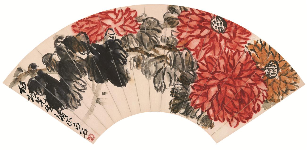 齐白石(1864-1957)菊花