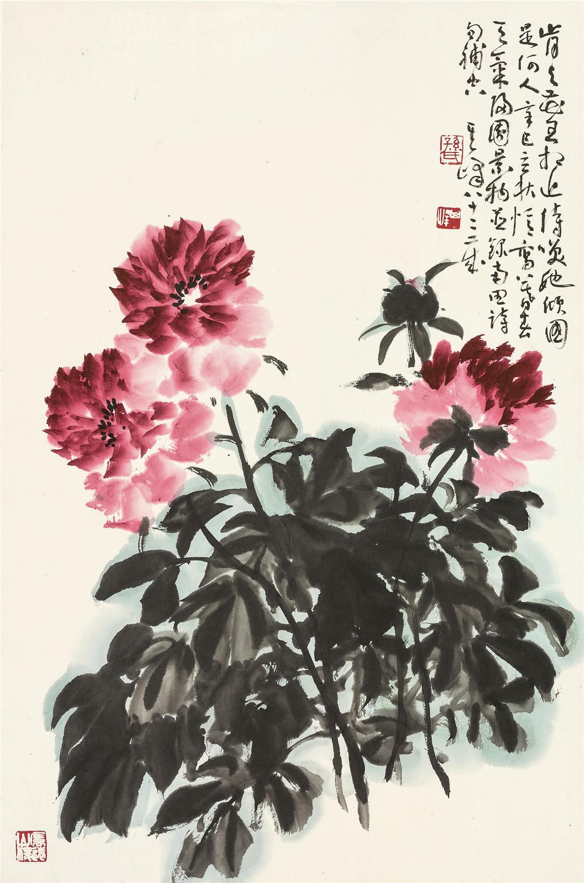 孙其峰(b.1920) 牡丹
