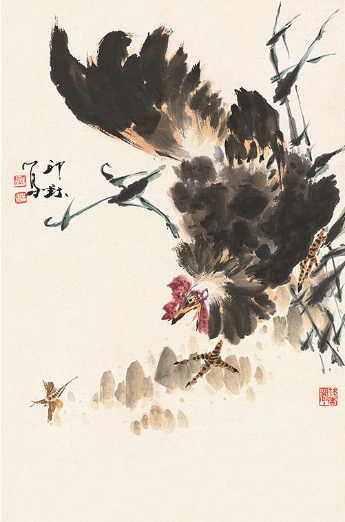 联拍在线[萧朗(1917～2010)大吉图]