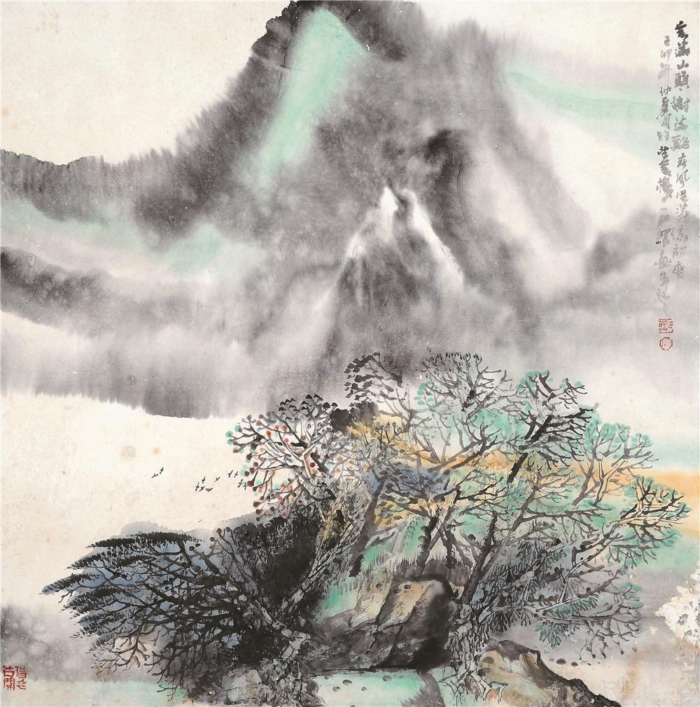 石纲 云满山头树满谷