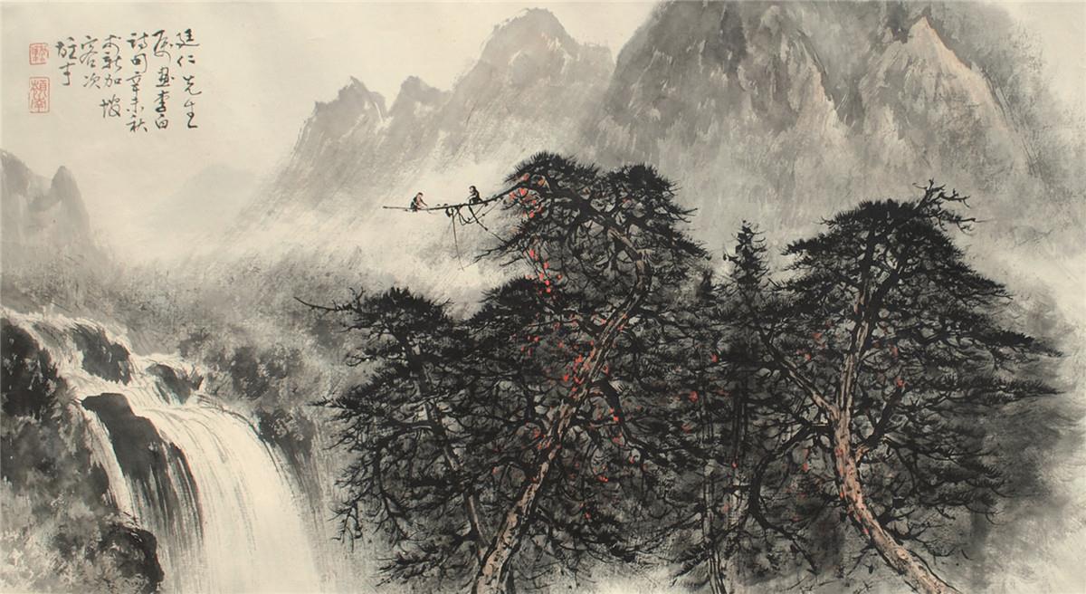 黎雄才 山水