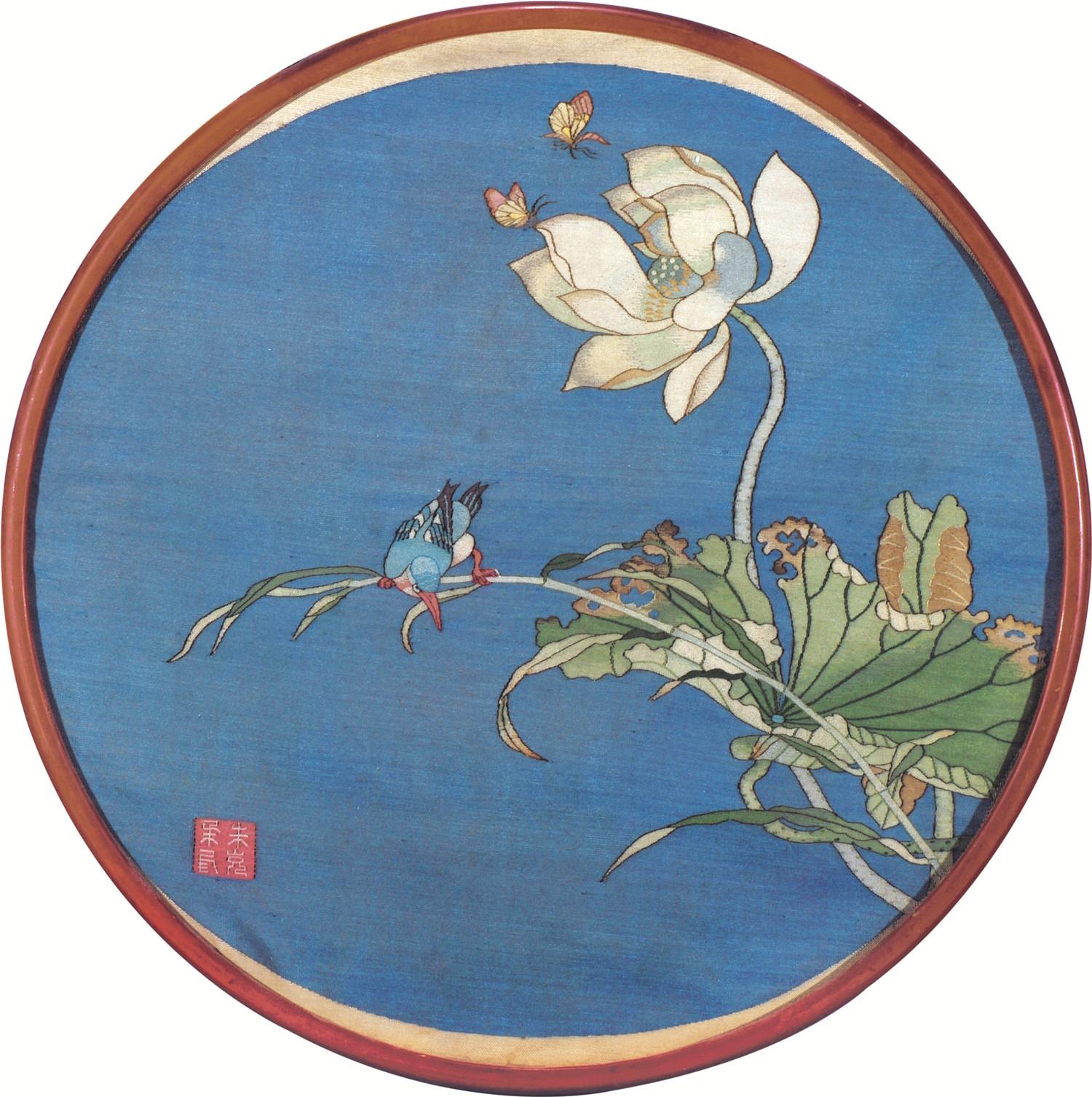 拍品描述 朱克柔,云涧人,名强,字刚,为南宋高宗时期缂丝名家,所作作品