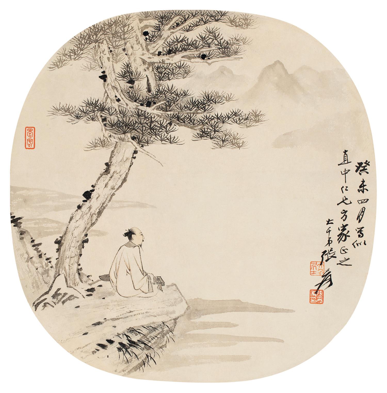 张大千人物