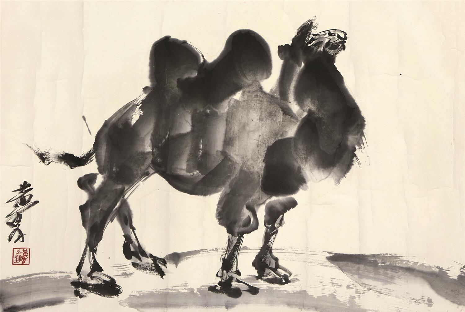 黄胄(1925-1997)骆驼
