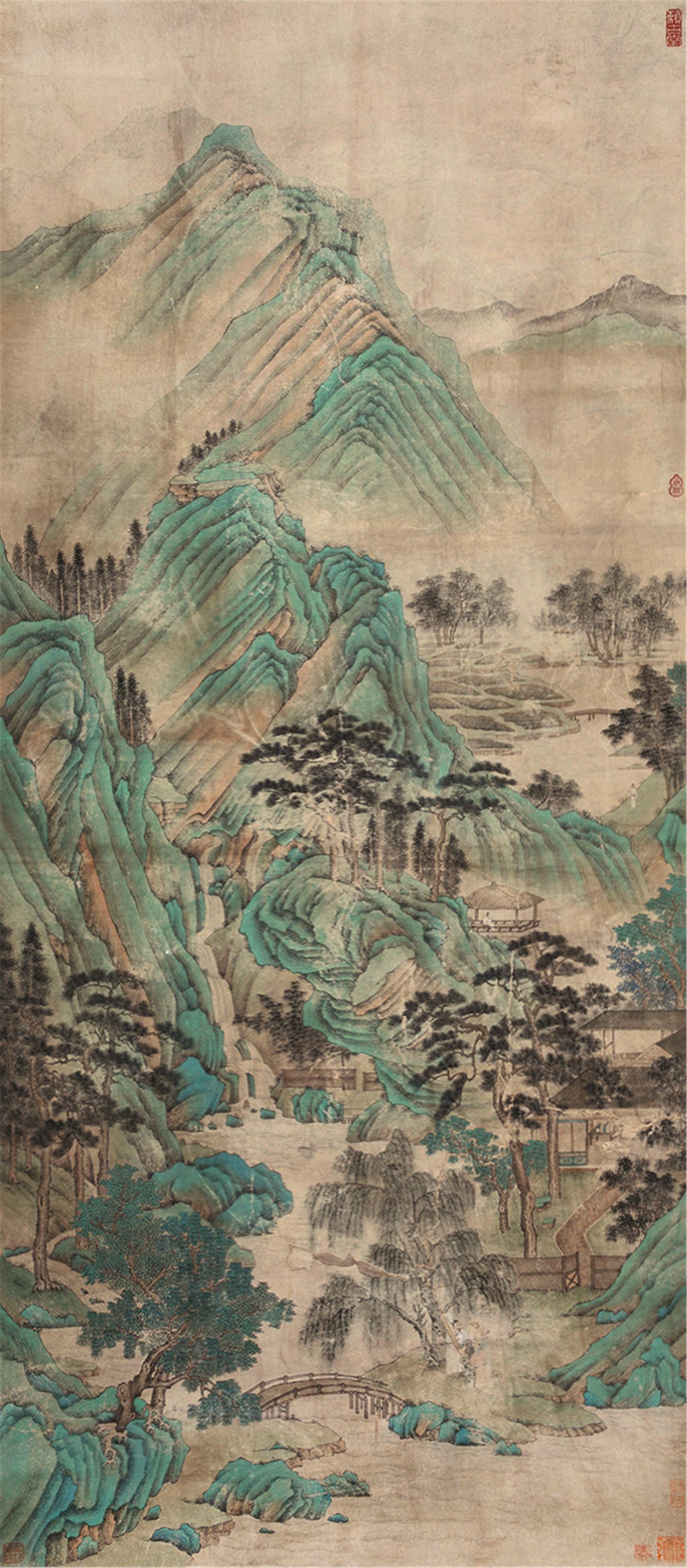 佚名 古代 青绿山水
