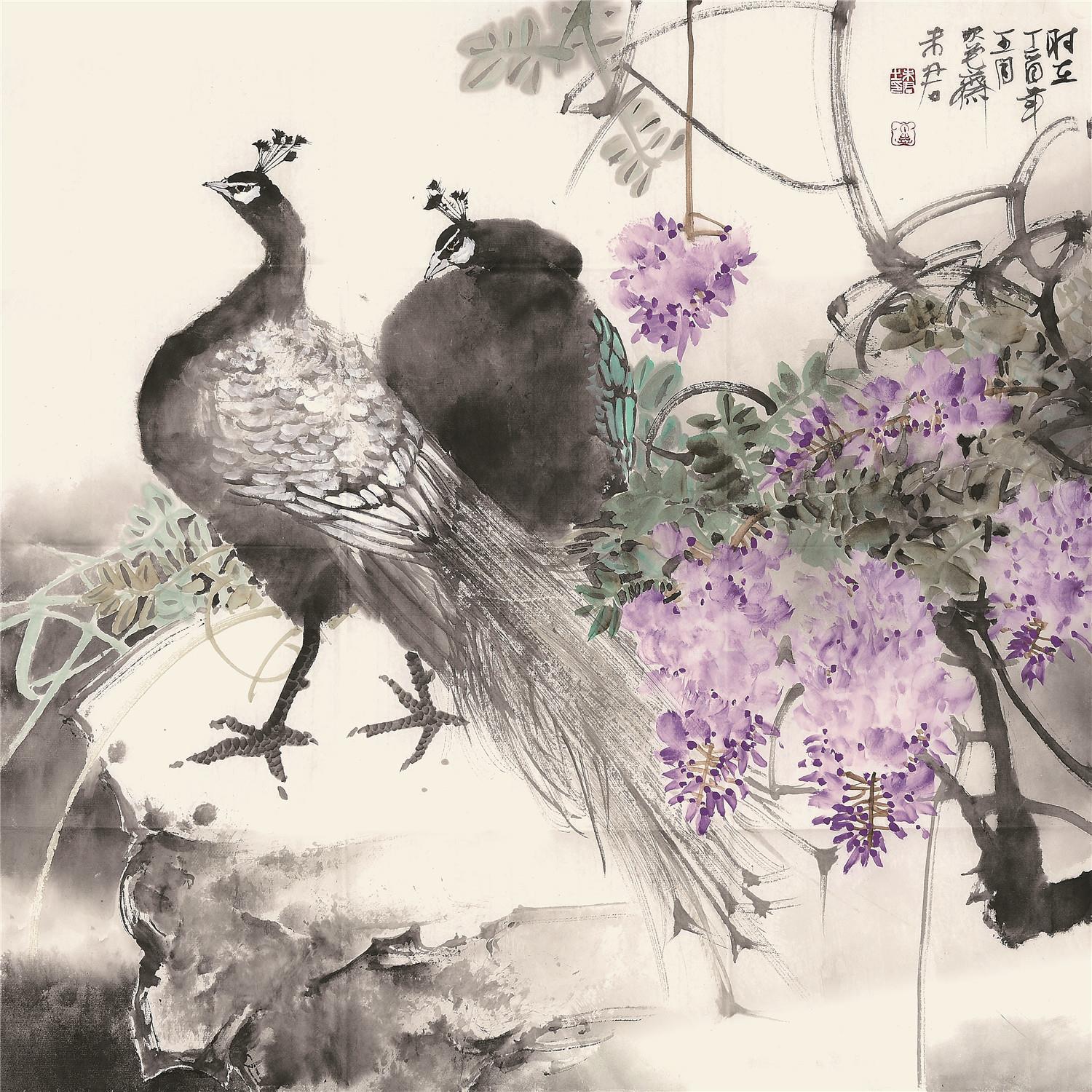 未君 花鸟
