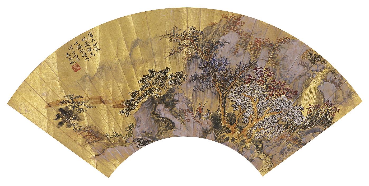 吴湖帆 扇面