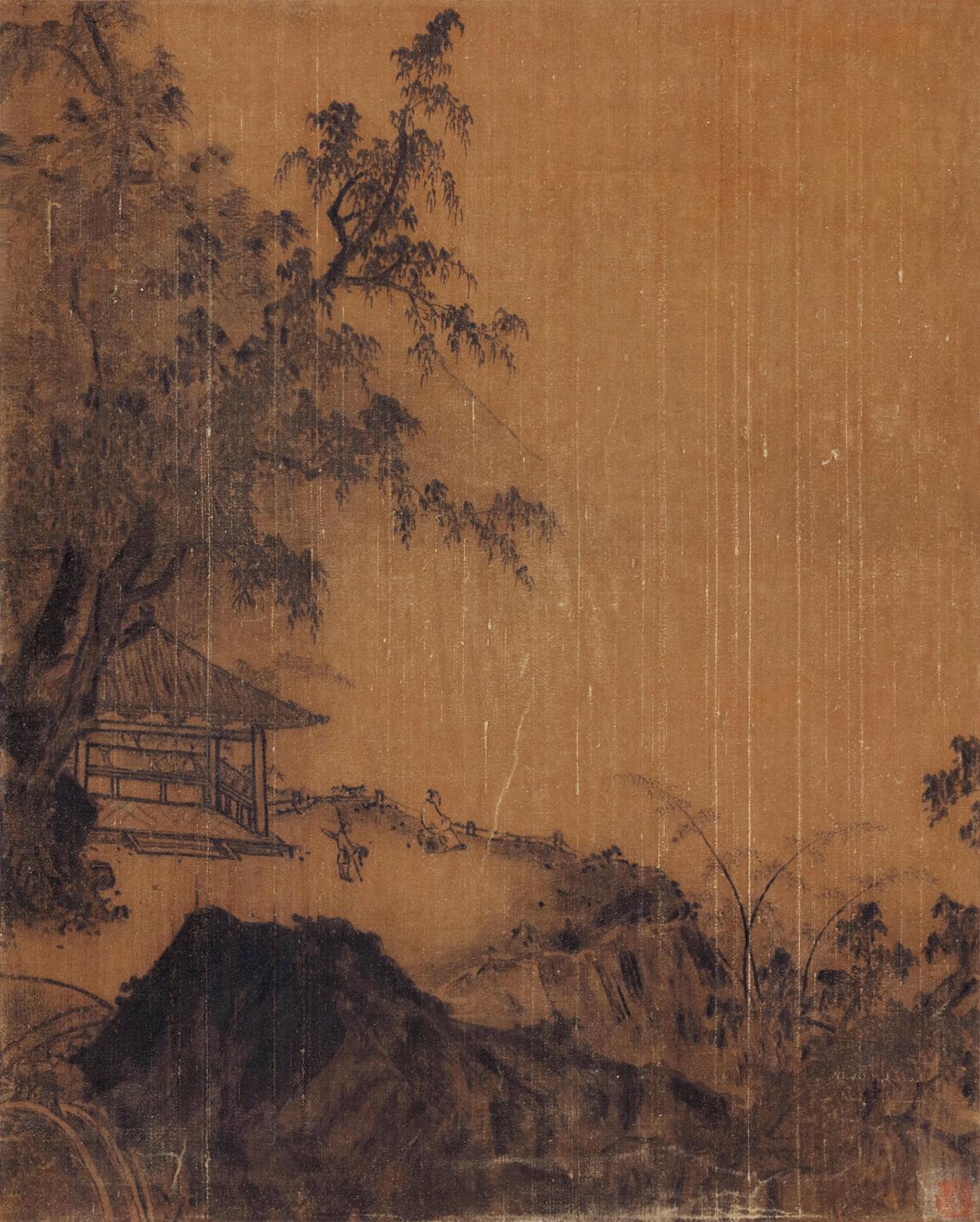 书山水墨,水墨山水画,水墨山_大山谷图库
