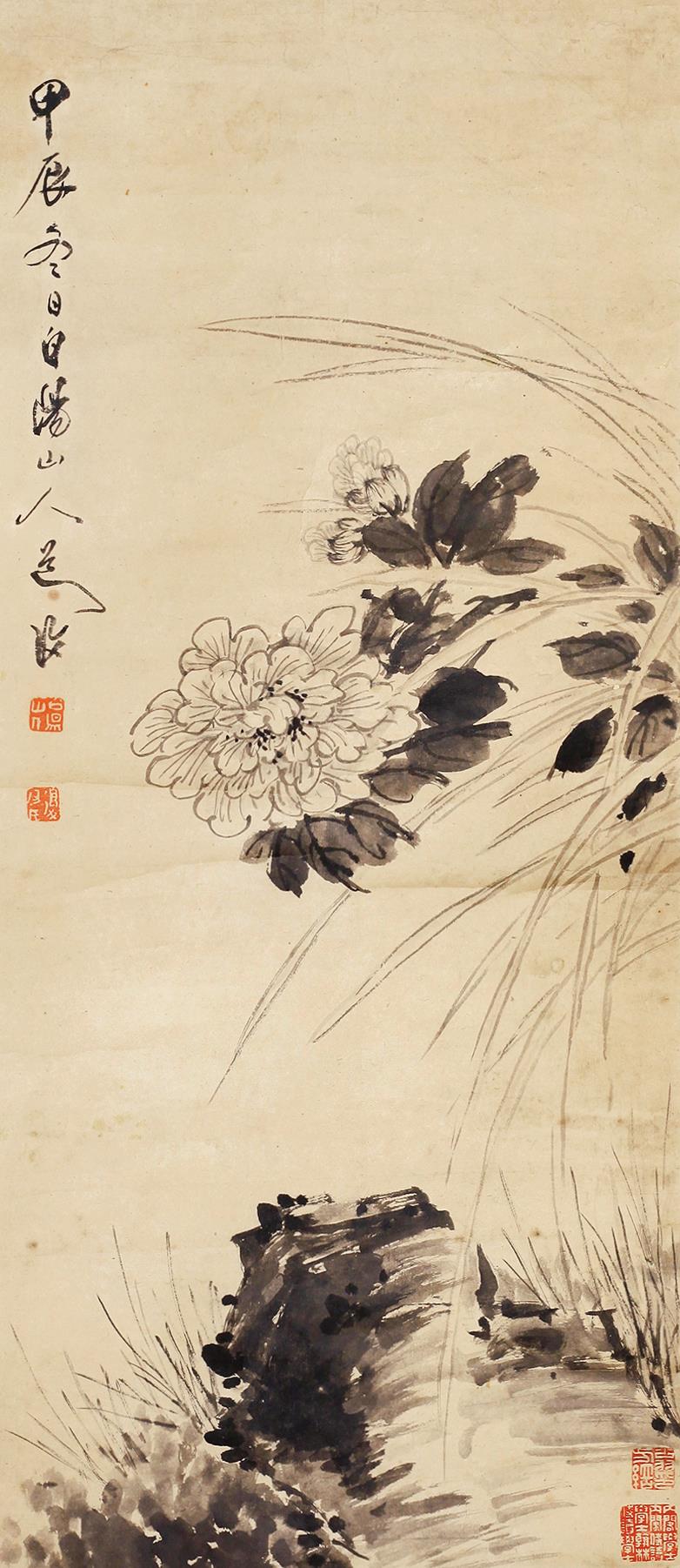 陈道复 甲辰(1604年) 牡丹