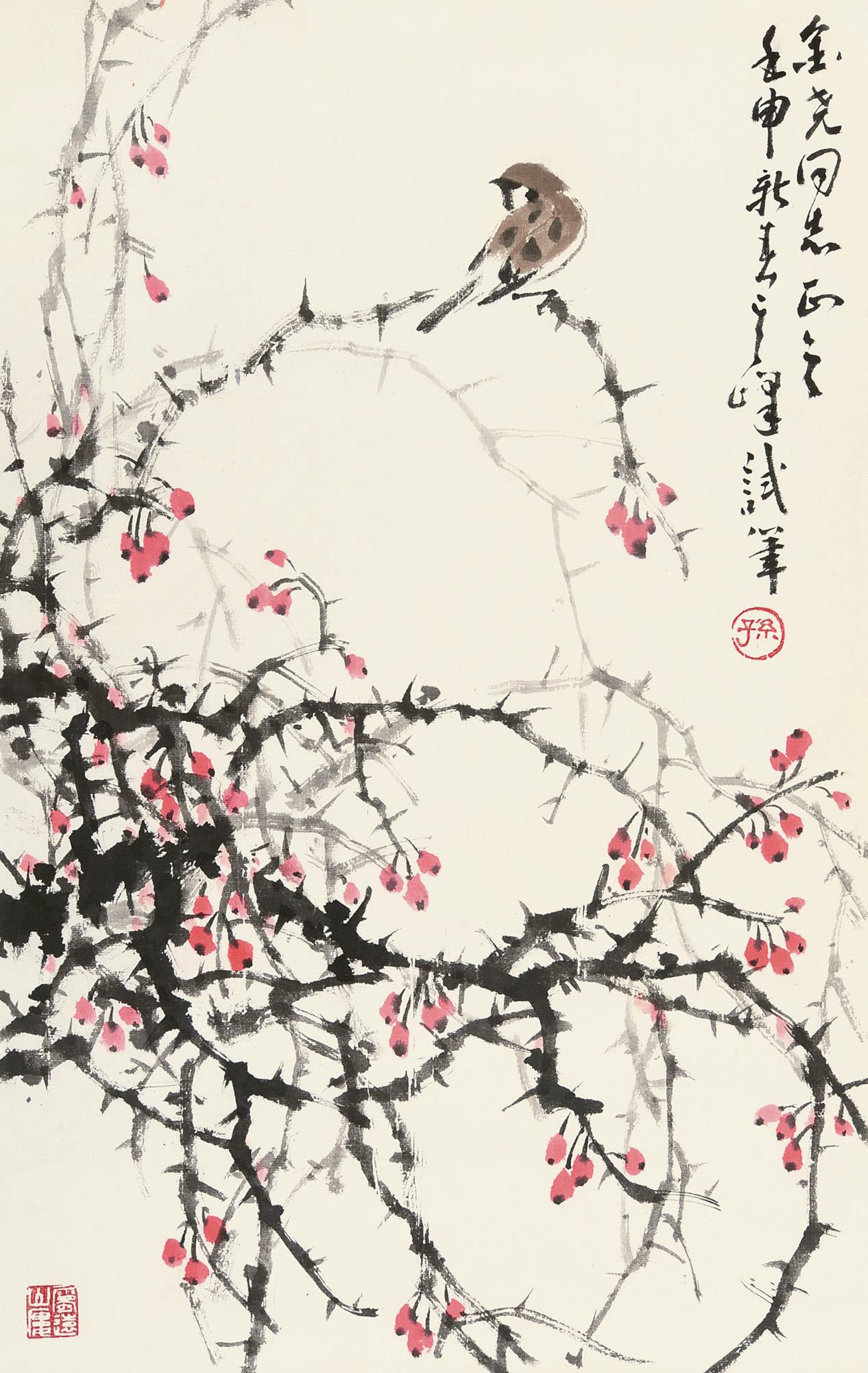 孙其峰(b.1920)花鸟